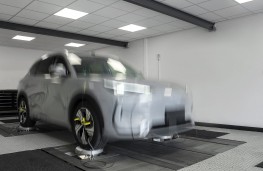 Geely EX5, 2025, front, on testing rig